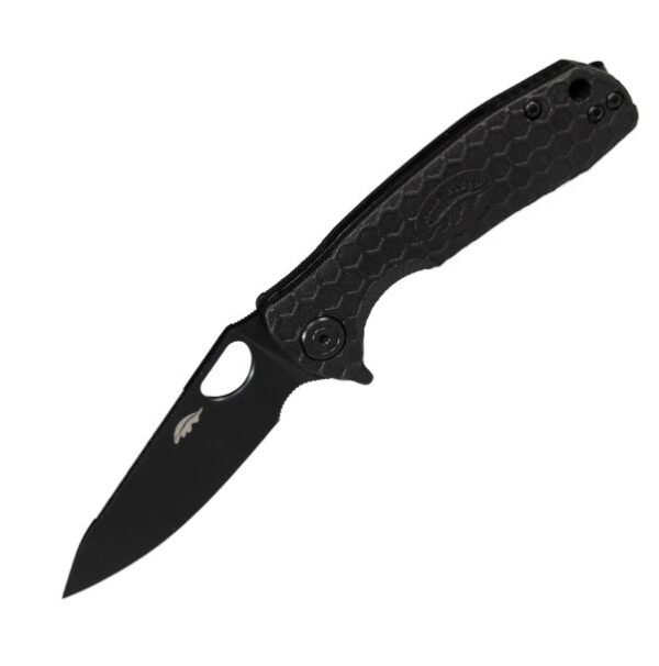 HONEY BADGER LEAF 14C BLK BLADE L/R SMALL